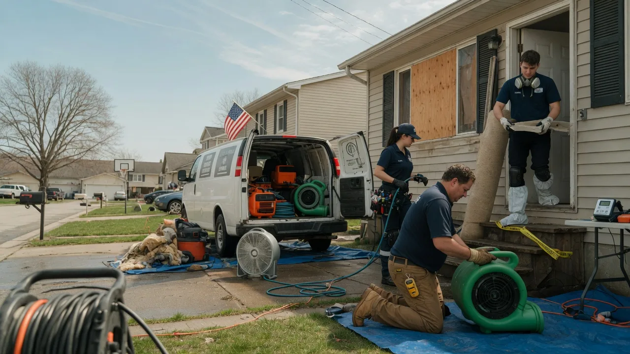 Water Damage Restoration in Lake Odessa, MI near me
